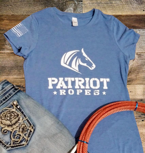 Blue Women's Patriot Ropes T-Shirt