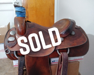 Preowned Crates 15" Roping Saddle $1200.00